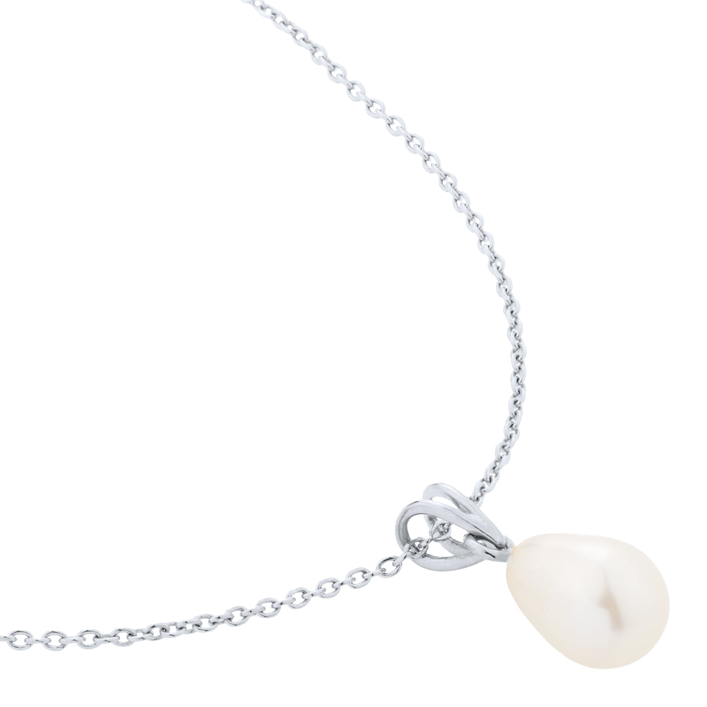 Droplet Pearl Necklace