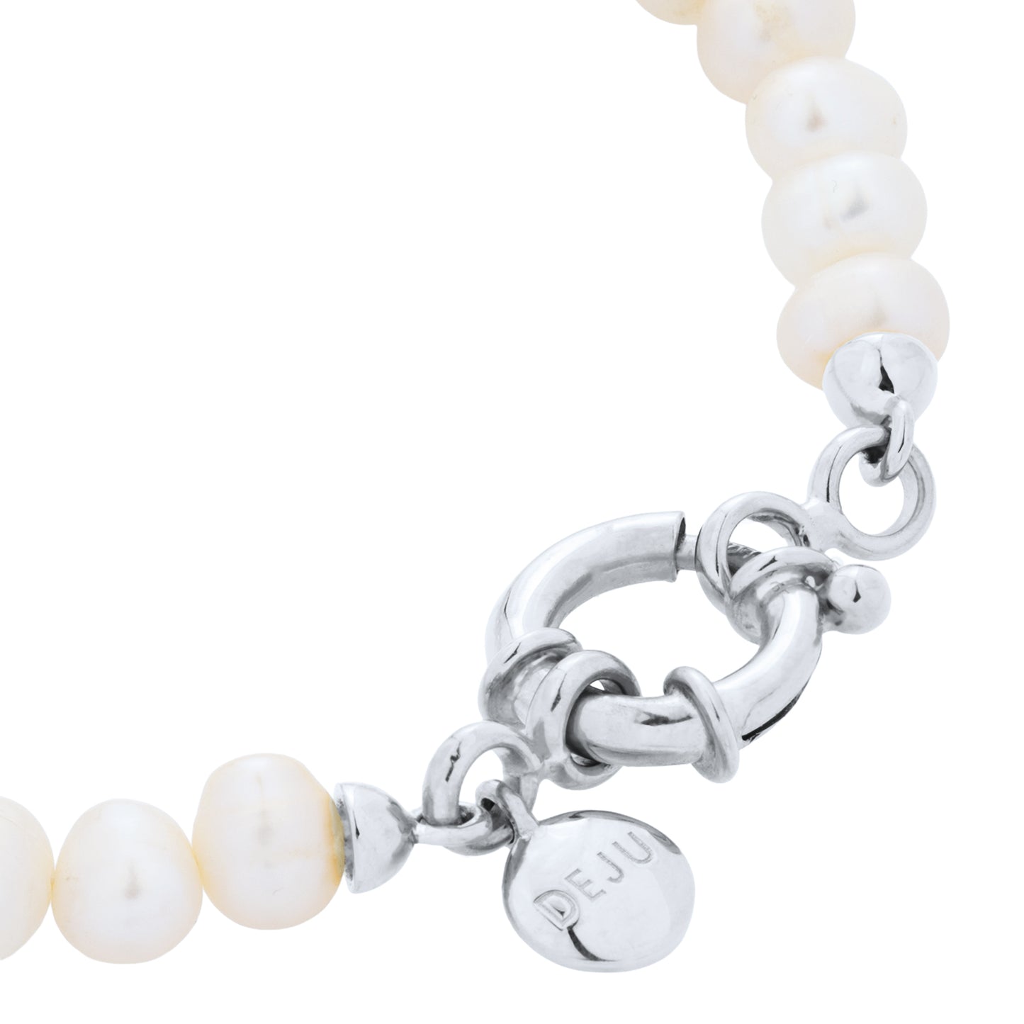 Pearl Bracelet with Statement Clasp
