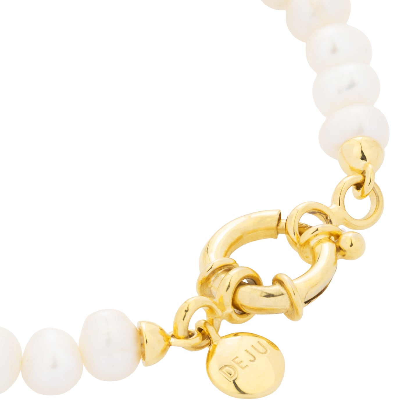 Pearl Bracelet with Statement Clasp