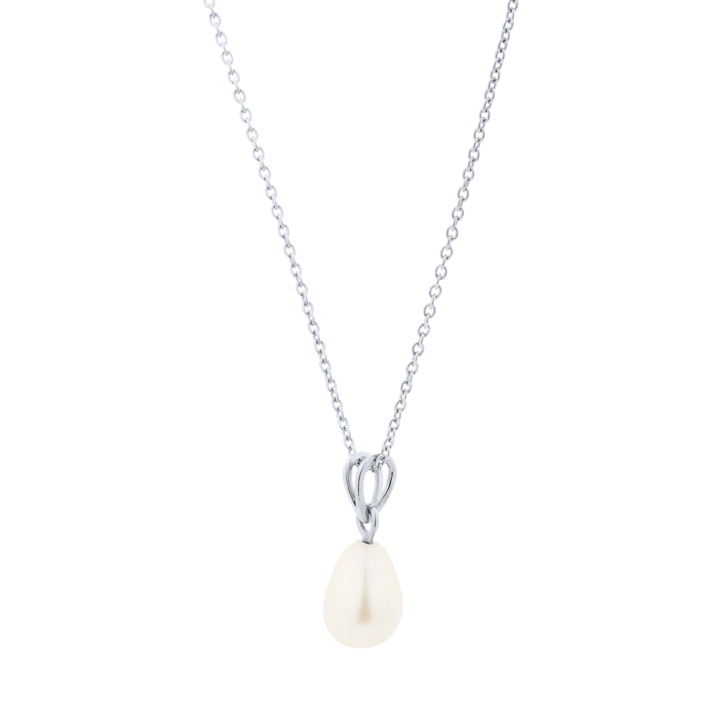 Droplet Pearl Necklace