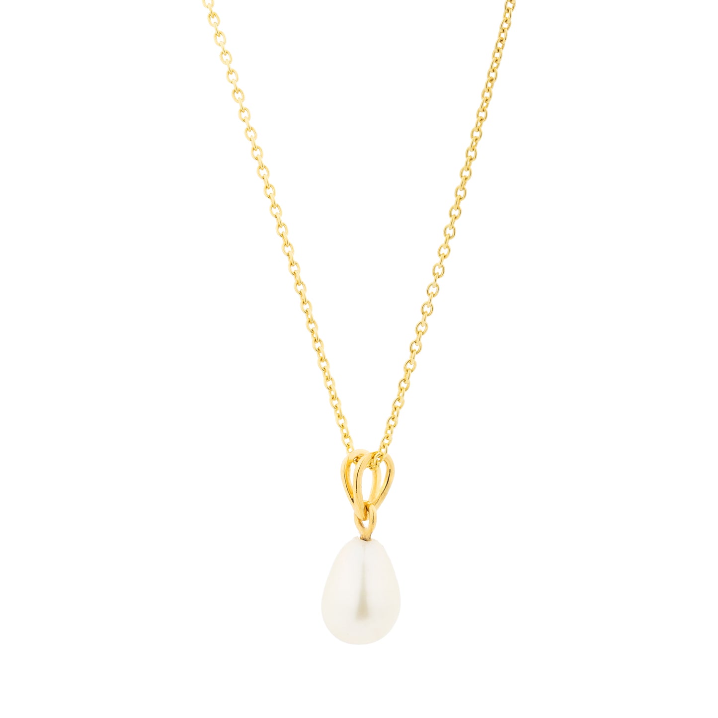Droplet Pearl Necklace