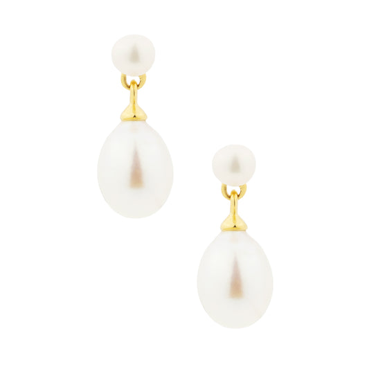 Droplet Pearl Earrings