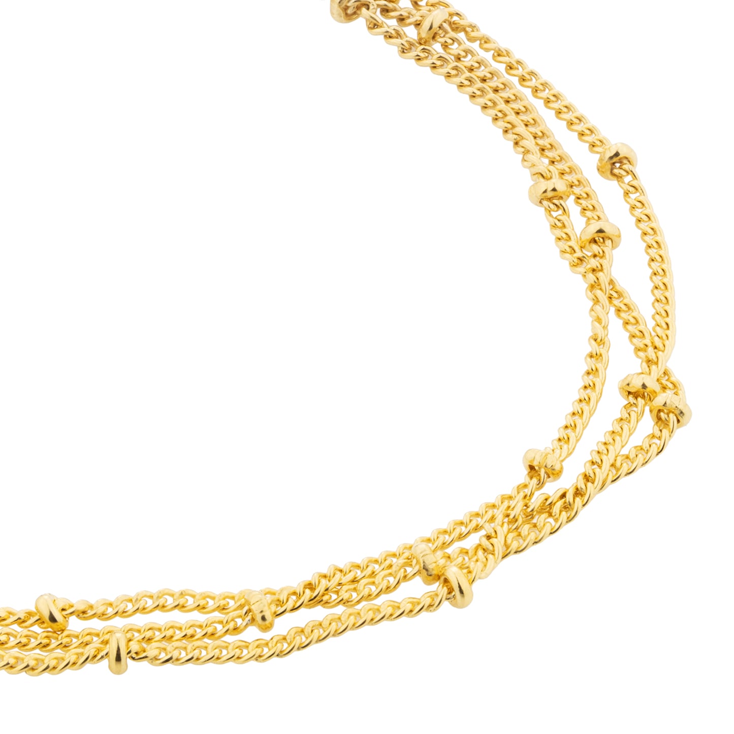 Triple Layer Beaded Bracelet